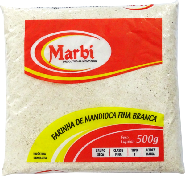 Farinha de Mandioca Fina Branca 500g
